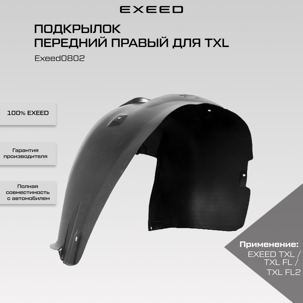 Подкрылок для EXEED TXL (M32T/M32TFL), передний правый #1