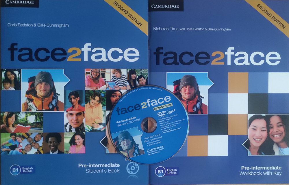 Face2Face (Second edition) Pre-Intermediate. Student's Book with DVD-ROM + Workbook with Key #1