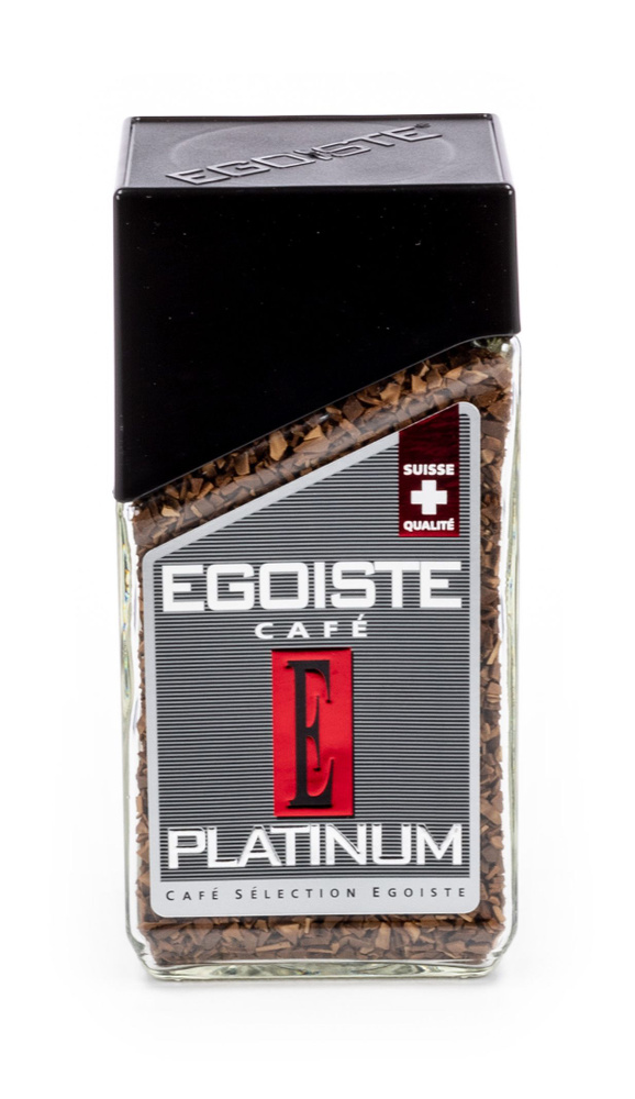 Кофе растворимый EGOISTE / Эгоист Platinum сублимированный натуральный, крепкий насыщенный, с кофеином, #1