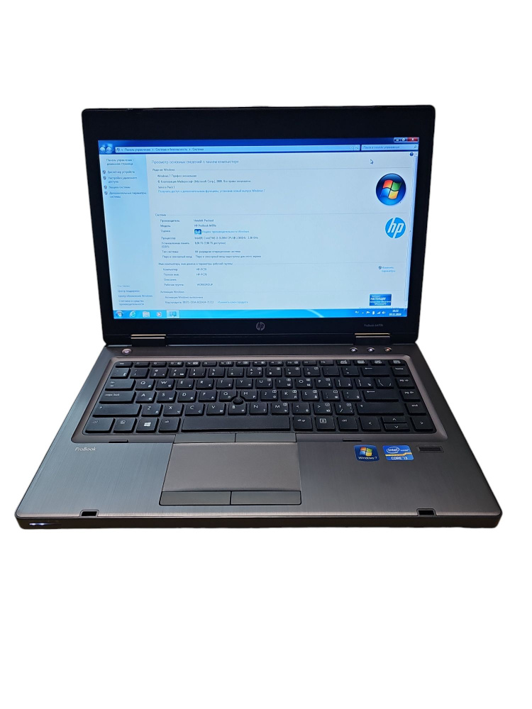 HP ProBook 6470b Ноутбук 14", Intel Core i3-3120M, RAM 8 ГБ, SSD, Windows Pro, серый #1