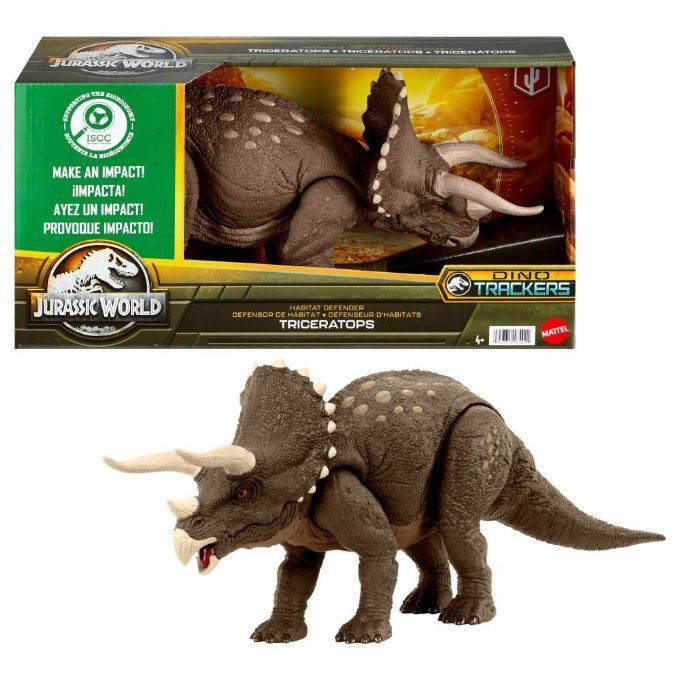 Фигурка Jurassic World Triceratops Трицератопс Dino Trackers HPP88 #1