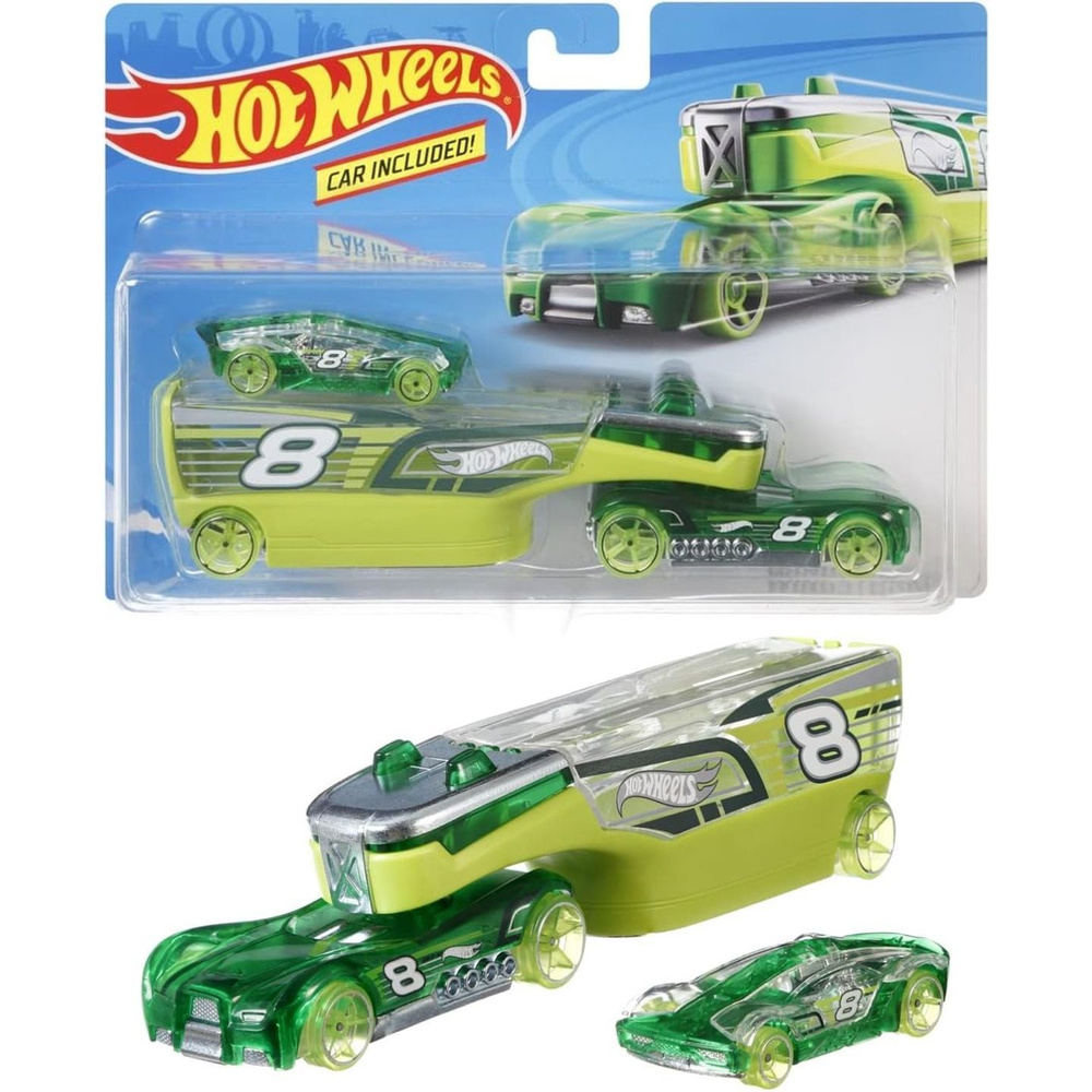 CGC24 Hot Wheels набор машинка металлическая Super Rigs Wingstorm грузовик и машинка коллекционная масштабная #1