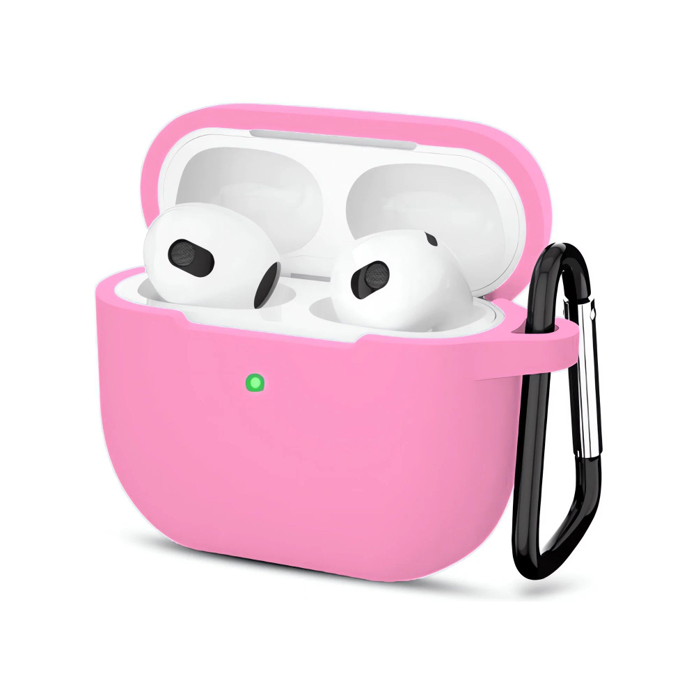 Силиконовый чехол для Apple AirPods 4 Pink #1