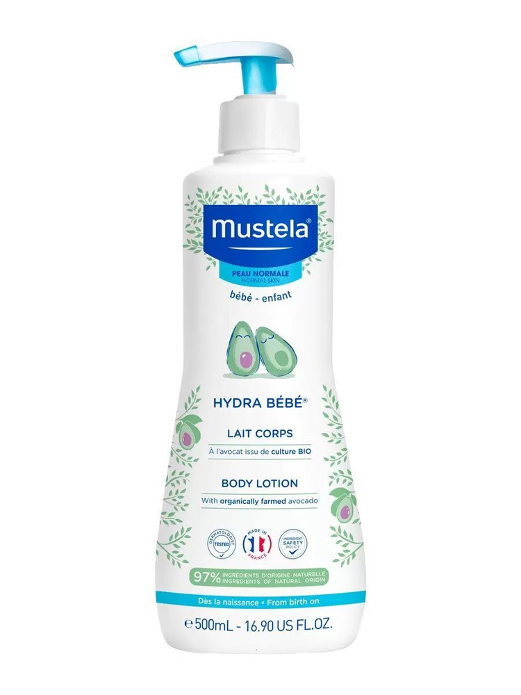 Mustela Лосьон для тела детский Hydra Bebe 500 мл #1