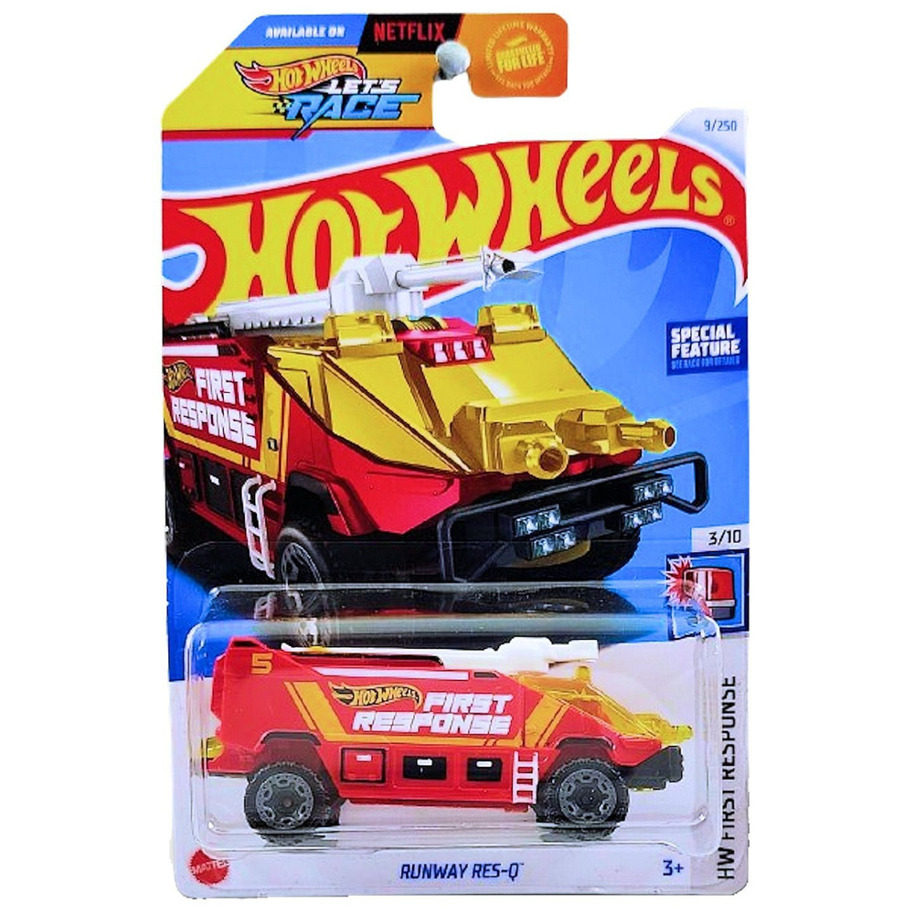 HTC88 Hot Wheels машинка металлическая игрушка коллекционная масштабная модель Runway RES-Q Кейс 2024 #1