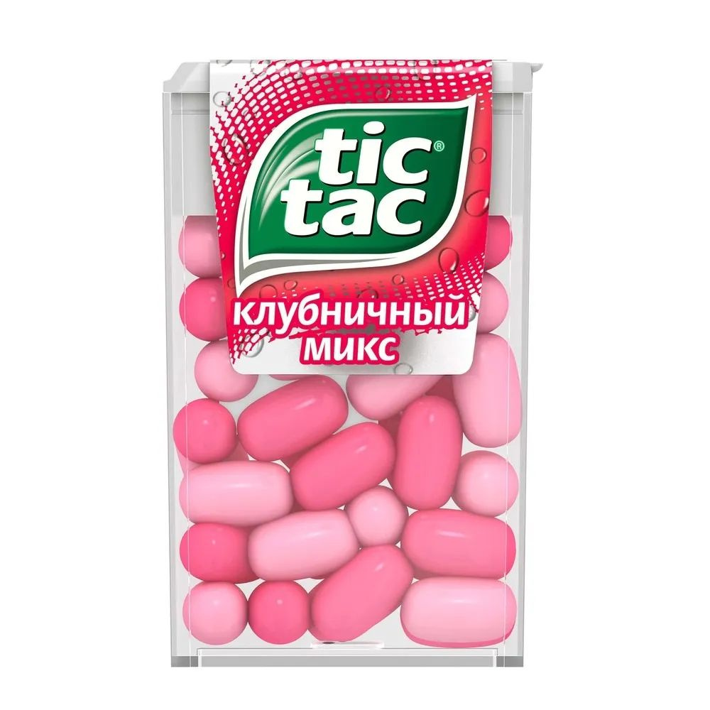 Tic Tac Драже Клубничный Микс, 16 г #1