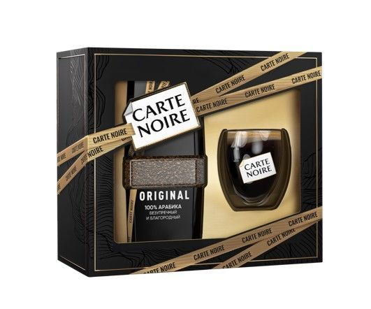 Подарочный набор Carte Noire. Кофе растворимый Carte Noire Original 95г ...