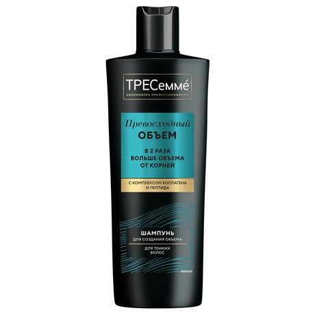 Шампунь Tresemme Beauty-full Volume мицеллярная технология с коллагеном для создания объема, 400мл  #1