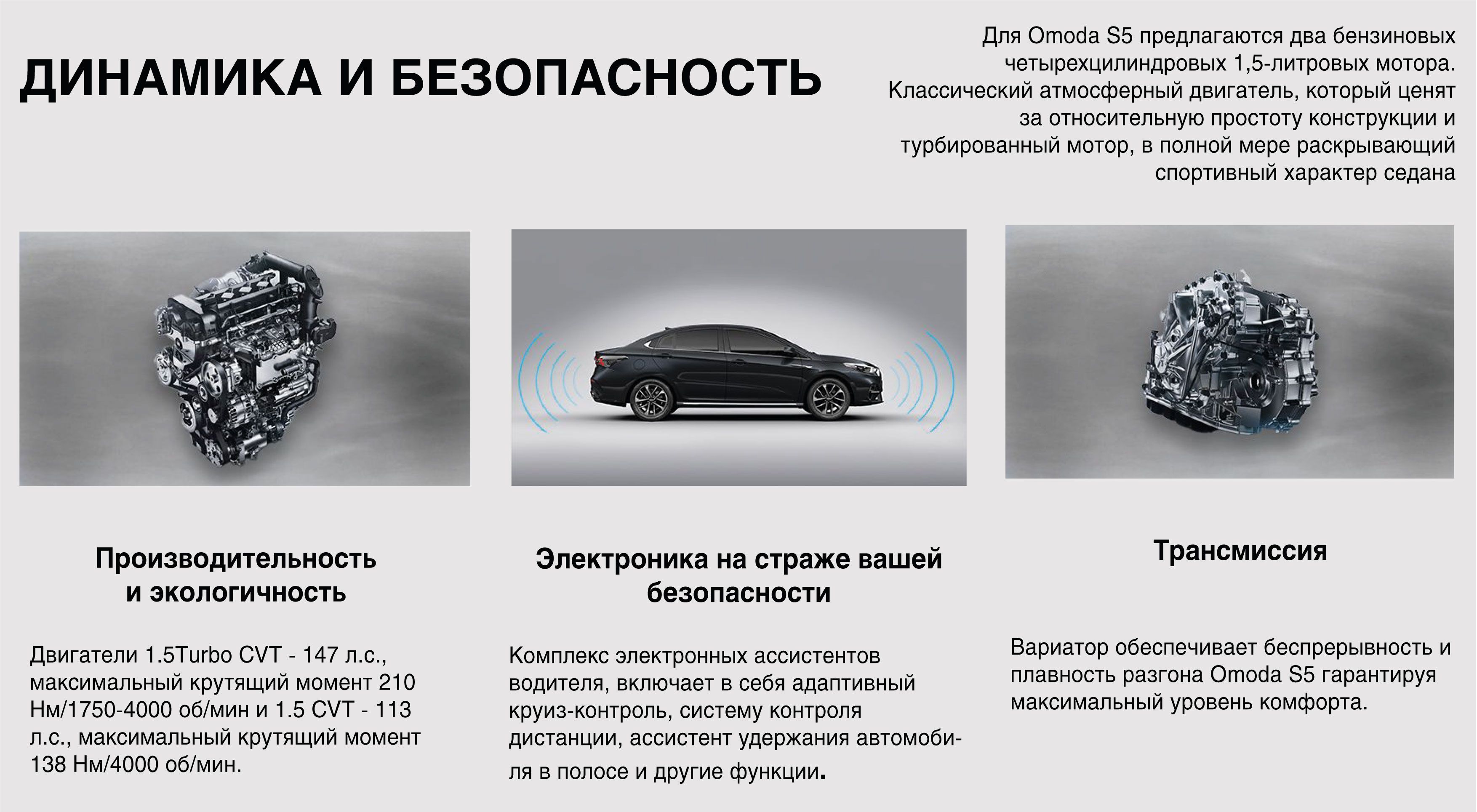 Автомобиль OMODA S5 Life 1,5T CVT белый металлик - купить с доставкой ...