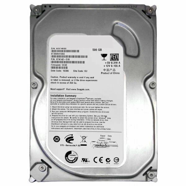 500ГБВнутреннийжесткийдискЖесткийдиск3.5500GB/Винчестер500GB/HDD500GB/Накопитель500Гб(9CY131-313)