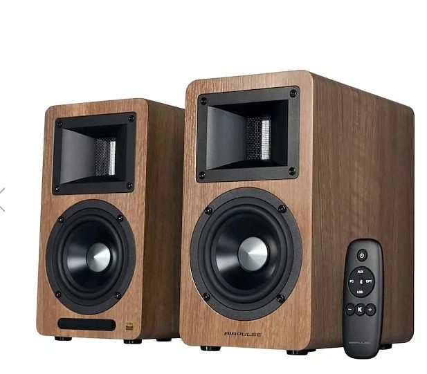 Edifier Акустическая система Bluetooth A80 Walnut 2.0, RMS 100Вт, 52Гц-40кГц, BT, Пульт  #1