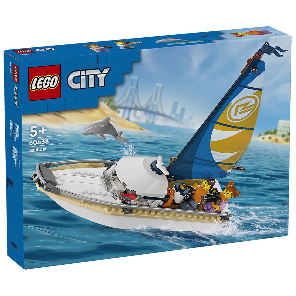 Конструктор LEGO City 60438 Парусная лодка #1