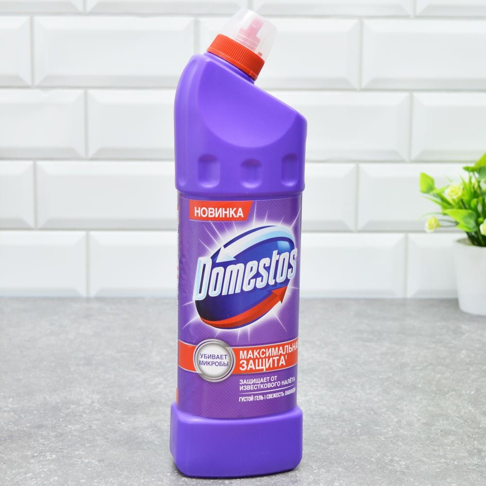 Средство чистящее DOMESTOS Максимальная защита, Свежесть лаванды, 1 л  #1