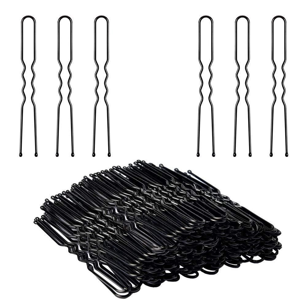 Комплект шпилек для волос чёрный 6см Premium качества 50шт в Zip пакете  #1