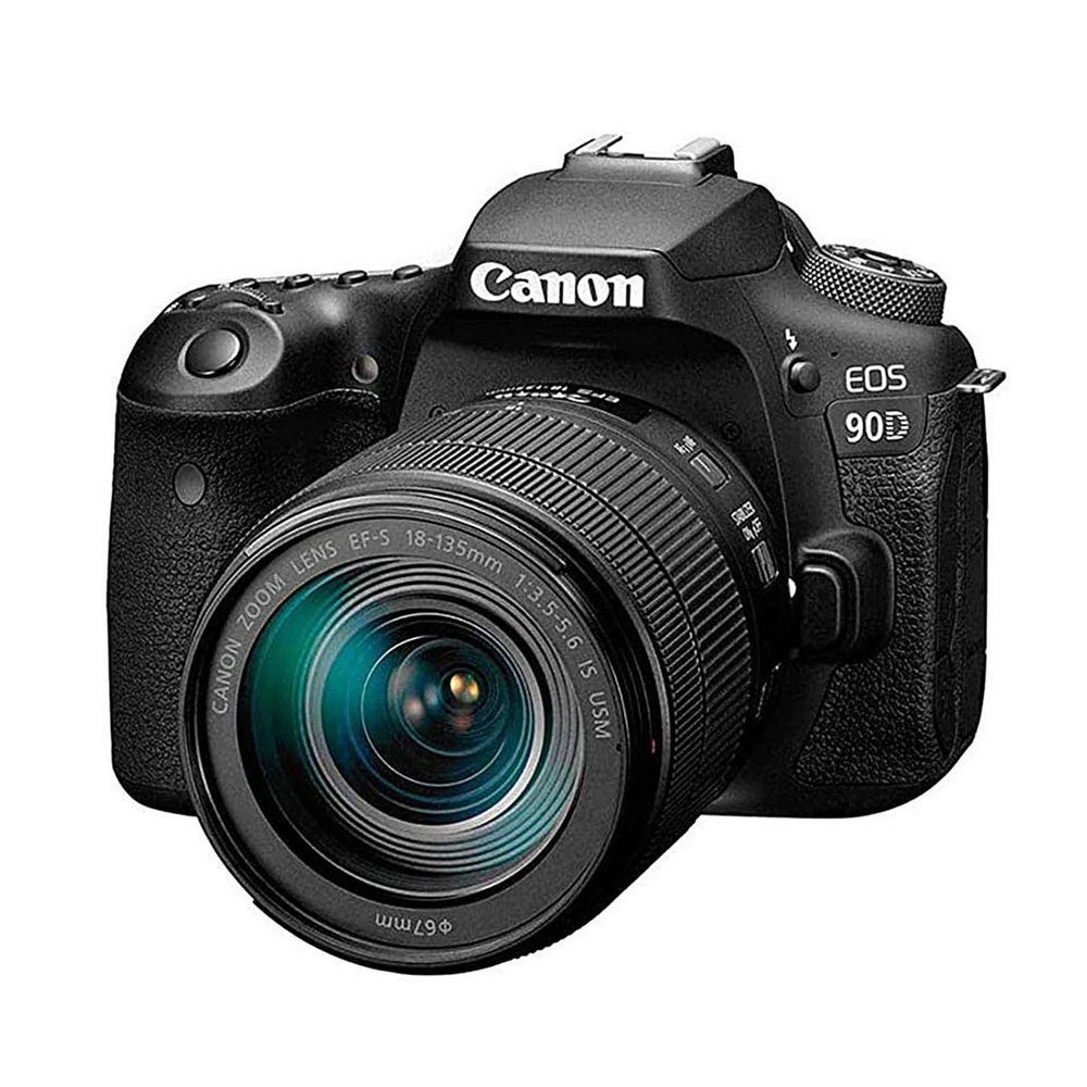 Фотоаппарат Canon EOS 90D Kit 18-135mm IS USM NANO ,черный #1