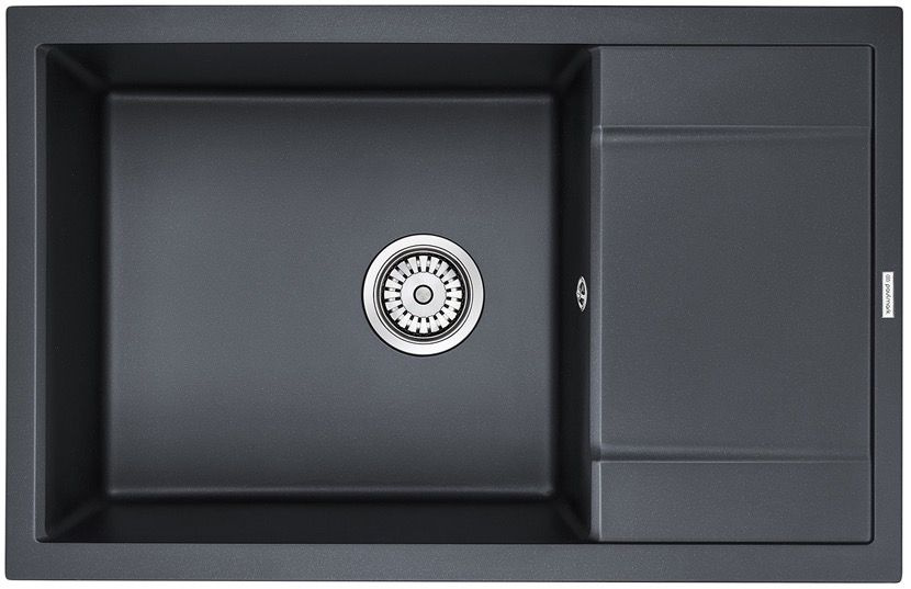 Кухонная мойка Paulmark FLUGEN 60, черный металлик, 780х500 мм PM317850-BLM  #1