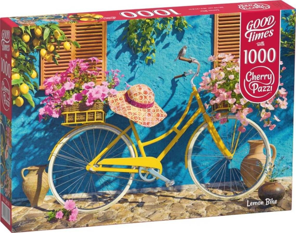 Пазл для взрослых Cherry Pazzi 1000 деталей, элементов: Желтый велосипед  #1