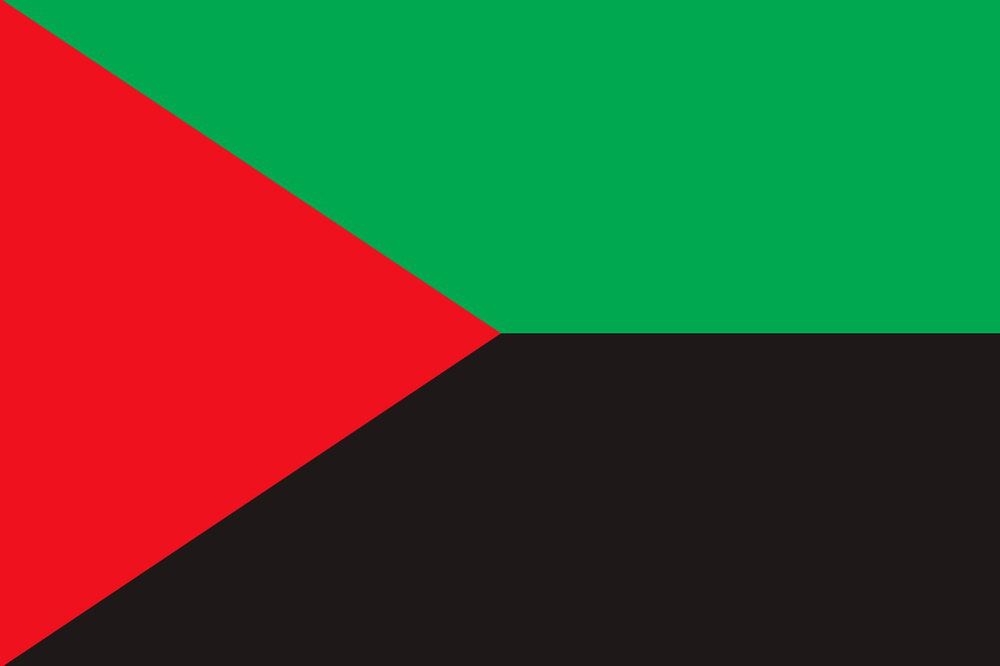 Двусторонний флаг Мартиники 40х60 см на лодку, катер или яхту с люверсами  #1