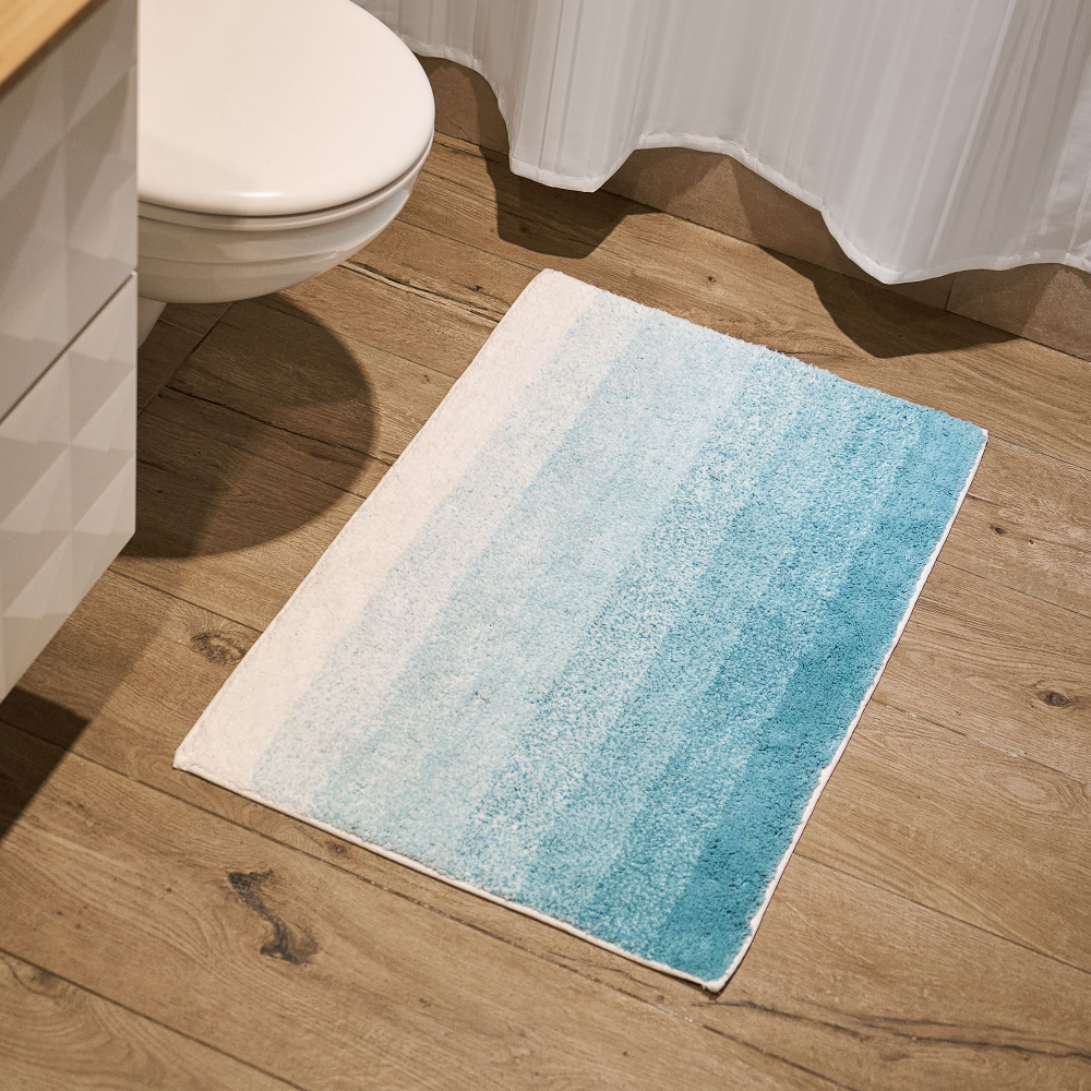Мягкий коврик Sukhona для ванной комнаты 50х80 см., цвет голубой  #1