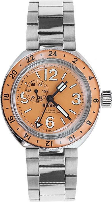 Российские мужские наручные часы Восток Амфибия Нептун 96075А, автоподзавод  #1