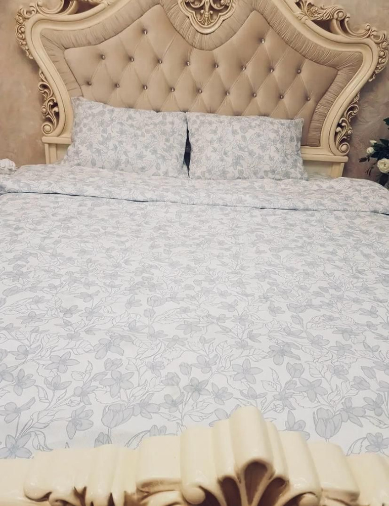 NUSAY Комплект постельного белья, Сатин, 2-x спальный с простыней Евро, наволочки 65x65  #1