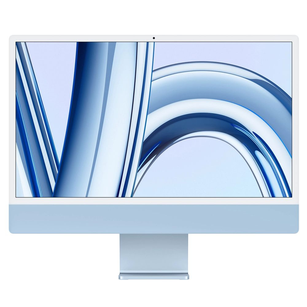 Apple 24" Моноблок iMac A2873 (Apple M3 (8 CPU, 10 GPU), RAM 8 ГБ, SSD 512 ГБ, macOS), MQRR3RU/A, голубой, #1