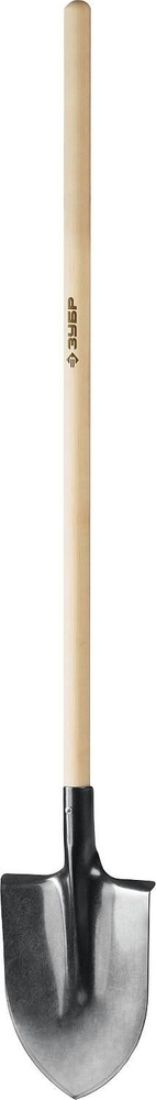 Лопата ЗУБР Титан, 300 х 220 х 1440 мм, полотно 2 мм, титановая, черенок из дерева высш. сорт, тип ЛКО, #1