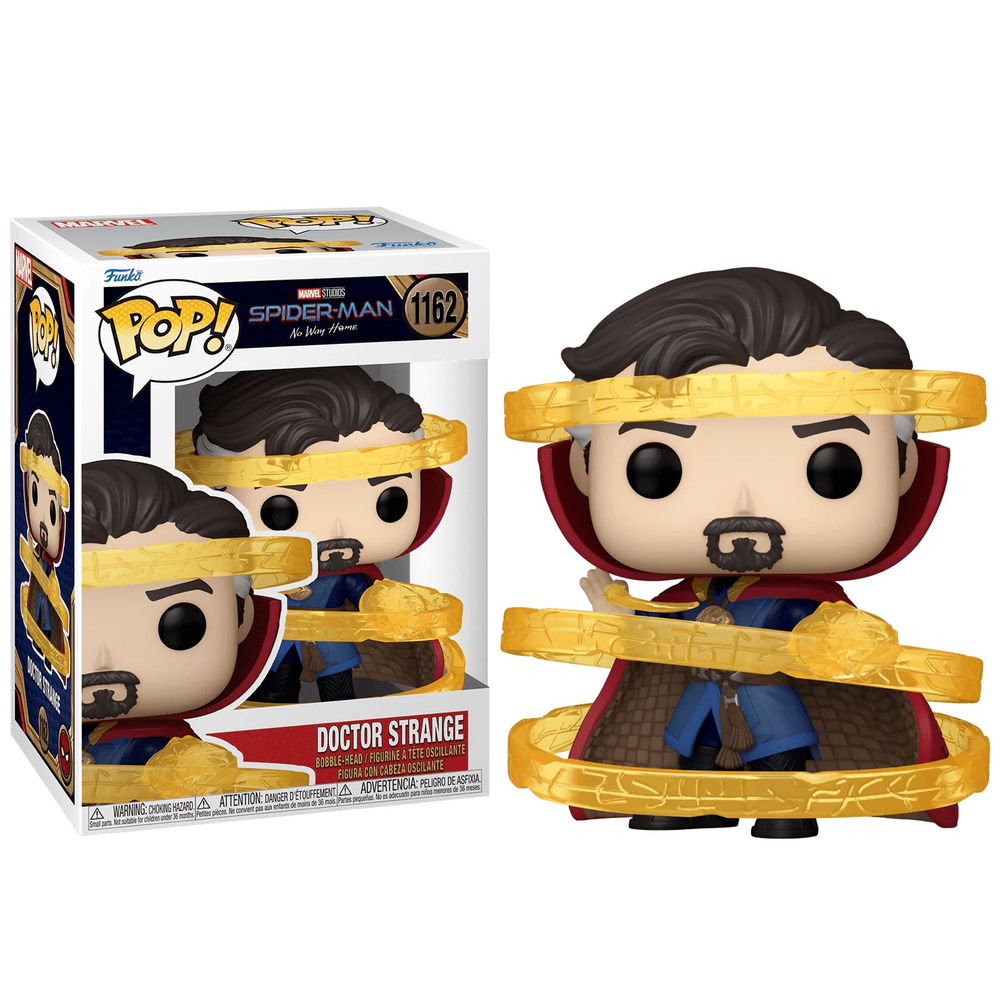 Фигурка Funko Pop! Spider-Man: Doctor Strange With Spell (Фанко Поп Доктор Стрэндж из фильма Человек-паук: #1