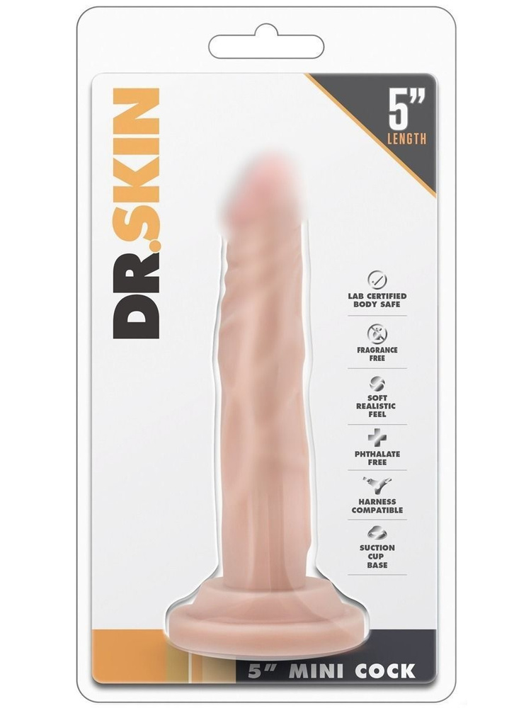 Blush Novelties Фаллоимитатор на присоске "DR. SKIN 5 INCH MINI COCK FLESH" #1