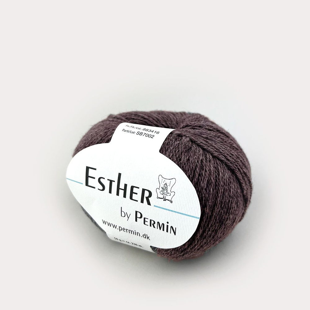 Пряжа для вязания Permin Esther (883428 Cocoa) #1