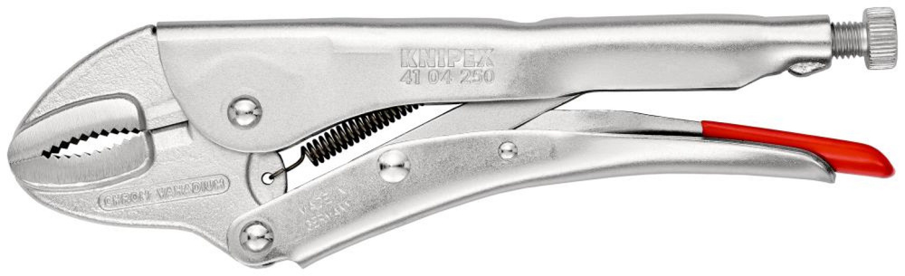 Зажим ручной, круг 40 мм, квадрат 20 мм, под ключ 30 мм, длина 250 мм KNIPEX KN-4104250  #1