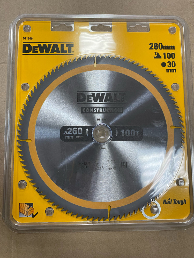 DeWalt Диск пильный 260 x 30; 100  зуб. #1