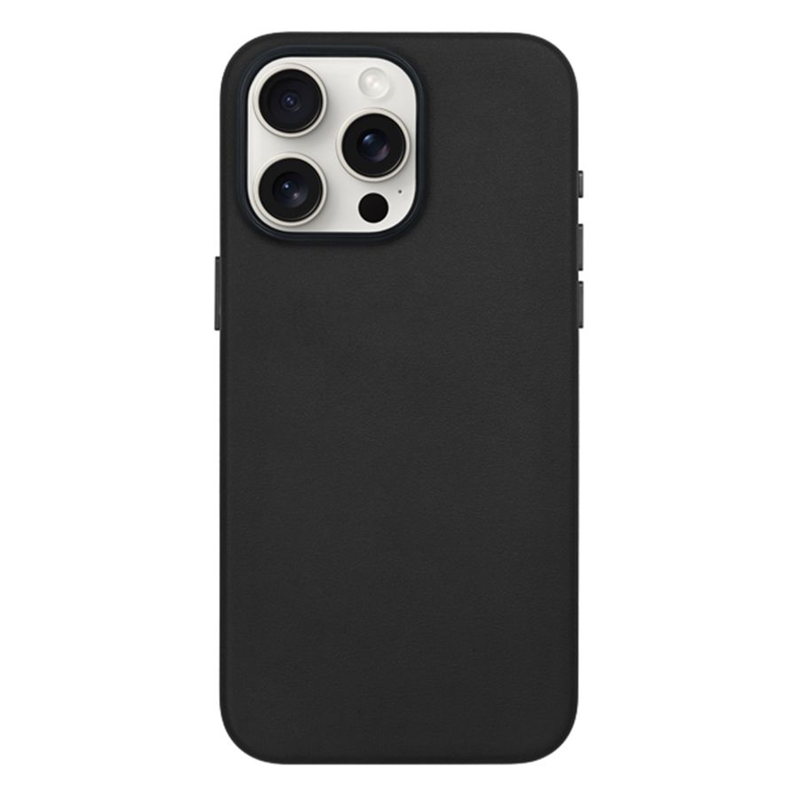 Чехол Leather Case KZDOO Noble Collection для iPhone 15 Pro 6.1", черный (7) #1