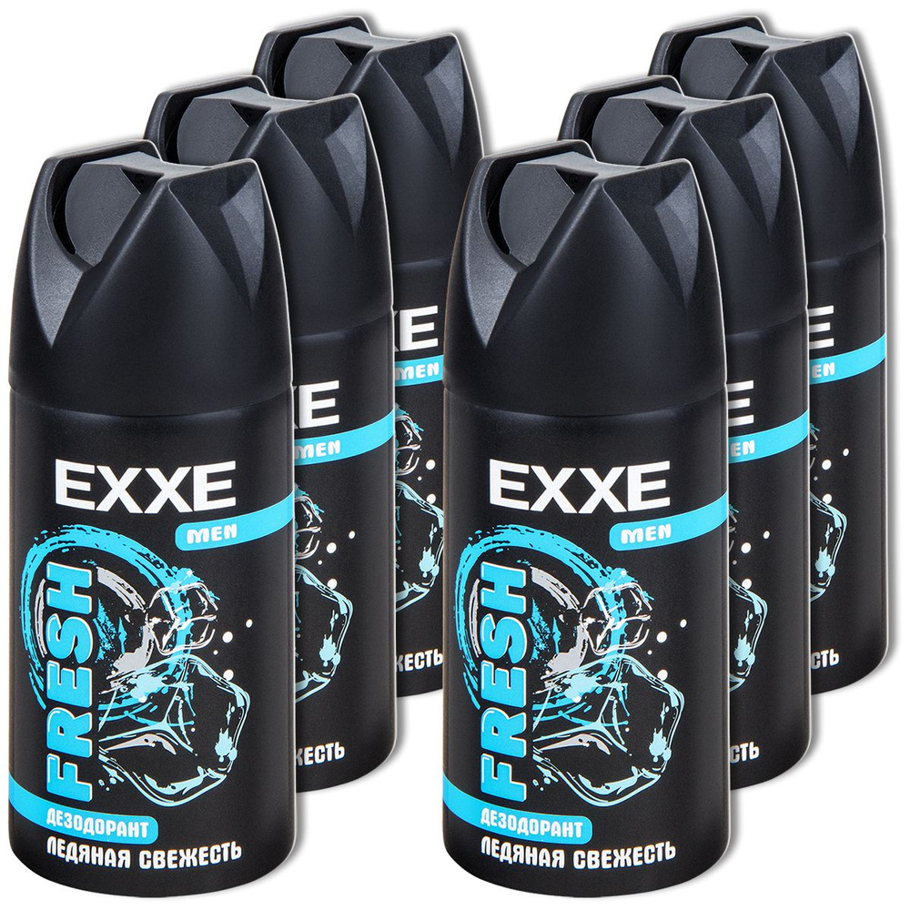 Дезодорант мужской спрей EXXE MEN Fresh, Ледяная cвежесть, 150 мл, 6 шт.  #1