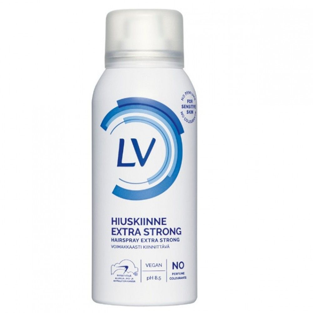 Лак для волос LV extra strong без отдушек, красителей и силикона, дорожный 100 мл (Финляндия)  #1