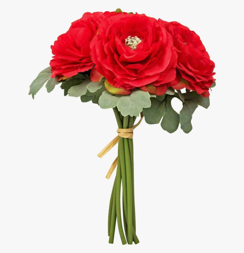 Букет искусственных цветов, Камелии 25 см, Китай #1
