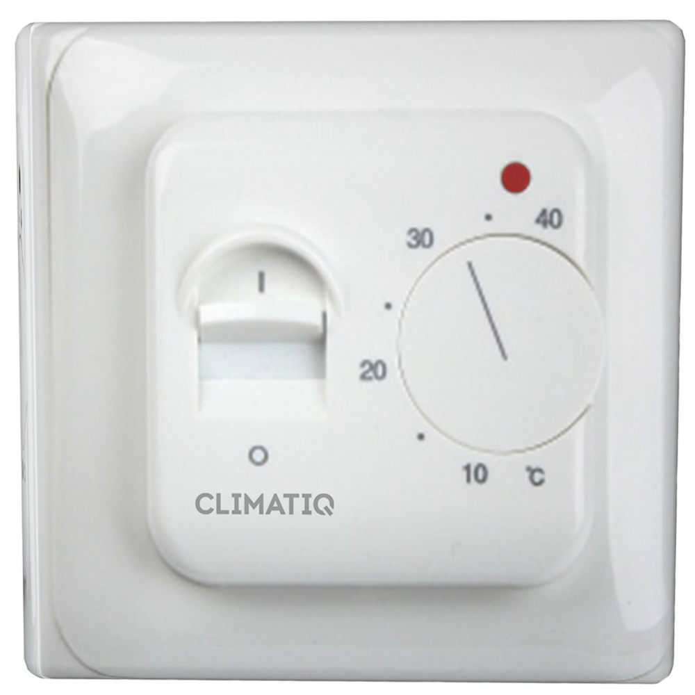 Терморегулятор с ручным управлением (белый) IQWATT CLIMATIQ BT #1