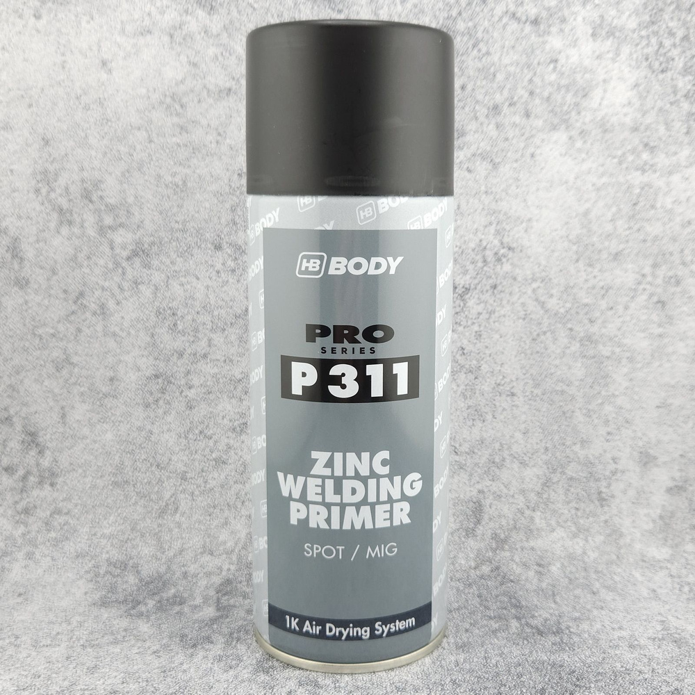 Сварочный грунт BODY P 311 ( 425 ) ZINC SPOT MIG Primer черный, аэрозоль 400 мл.  #1