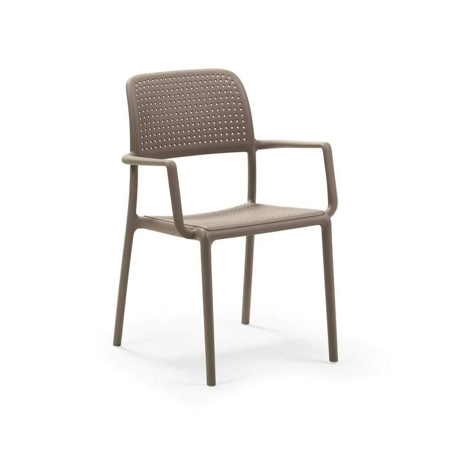 Кресло NARDI Bora - 2 шт., для улицы, пластиковое, цвет тортора/бежево-серый, Размер кресла Ш585хГ570хВ860 #1