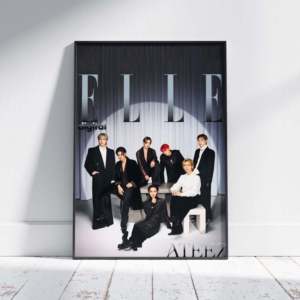 Плакат на стену для интерьера ATEEZ (Общее 26) - Постер по K-POP музыке формата A4 (21x30 см)  #1