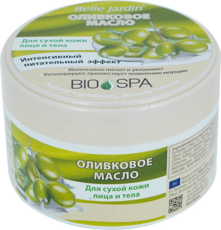 BELLE JARDIN Крем для лица и тела Интенсивный питательный Оливковое масло Bio Spa, 200 мл  #1