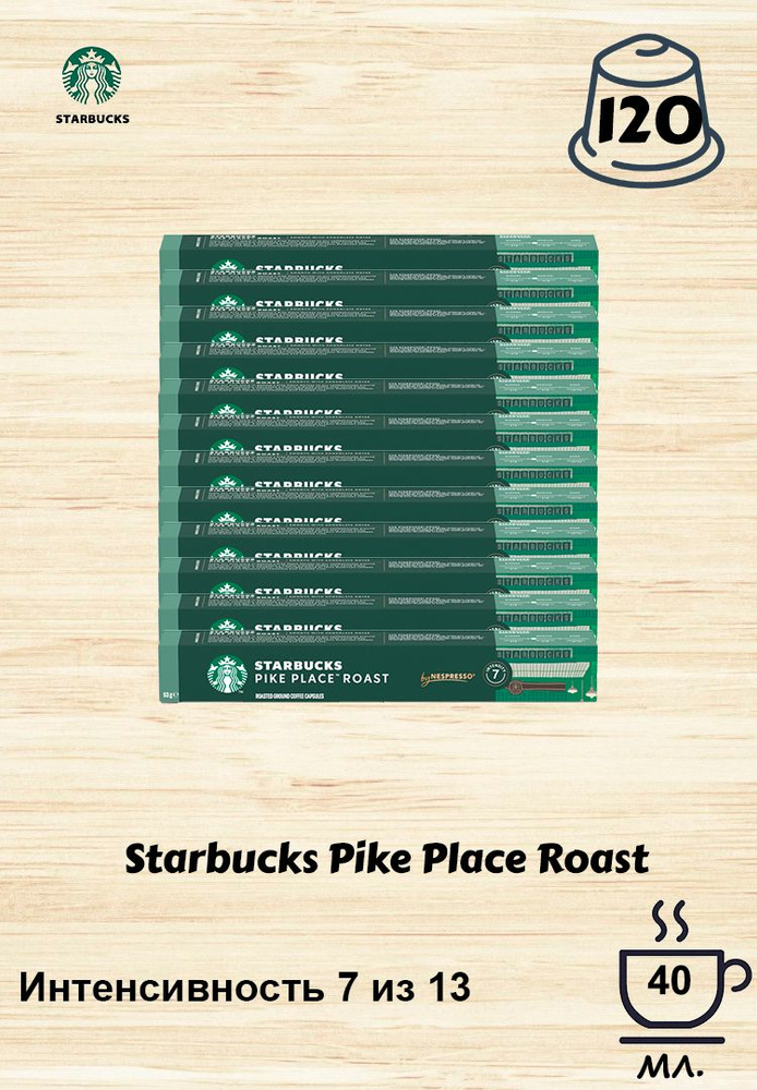 Кофе в капсулах Starbucks Pike Place Roast, 12 уп. #1