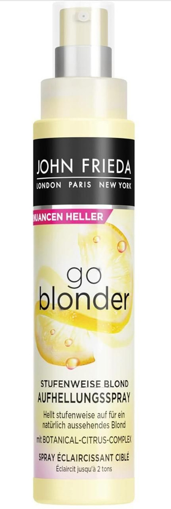 Спрей для волос JOHN FRIEDA осветляющий Sheer Blonde Go Blonder Controlled Lightening Spray 100 мл  #1