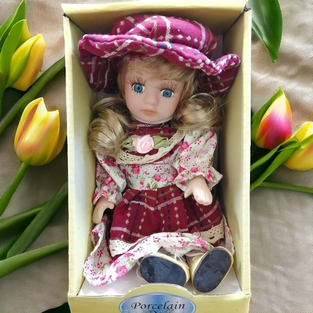 Кукла фарфоровая коллекционная интерьерная в подарочной упаковке 20 см VITBazar  #1
