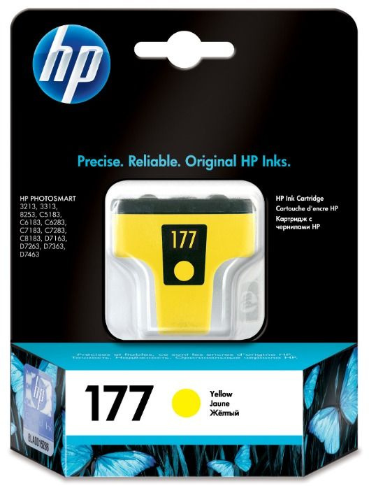 Картридж для струйного принтера HP C8773HE, желтый (177) #1
