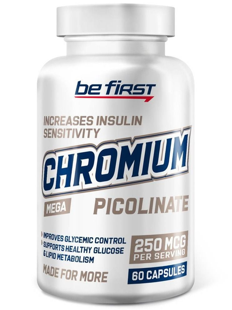 Хром Be First Chromium Picolinate (хром пиколинат) 60 капсул #1