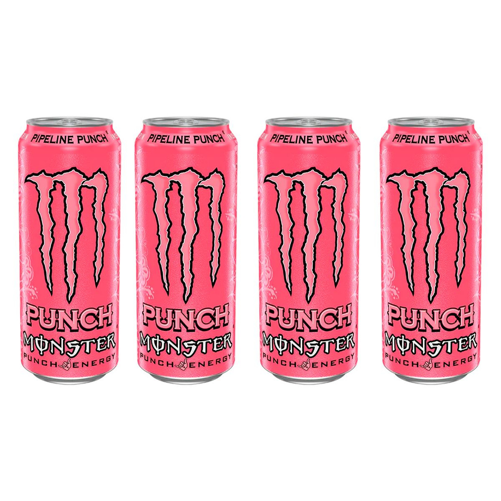 Энергетик Monster Energy Pipelaine 4шт по 500мл из Европы #1