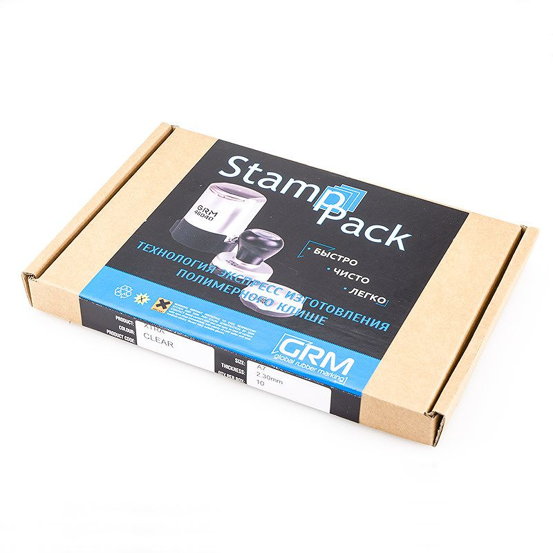 GRM StampPack - Кассета с полимером, формат A7, 2.3mm, упаковка 10 шт.  #1
