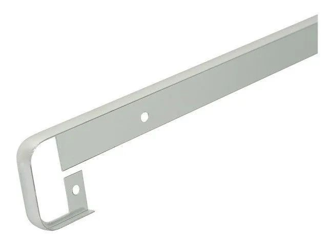 Планка для столешницы соединительная универсальная алюминиевая 600мм R5мм/26мм матовая серебристая - #1