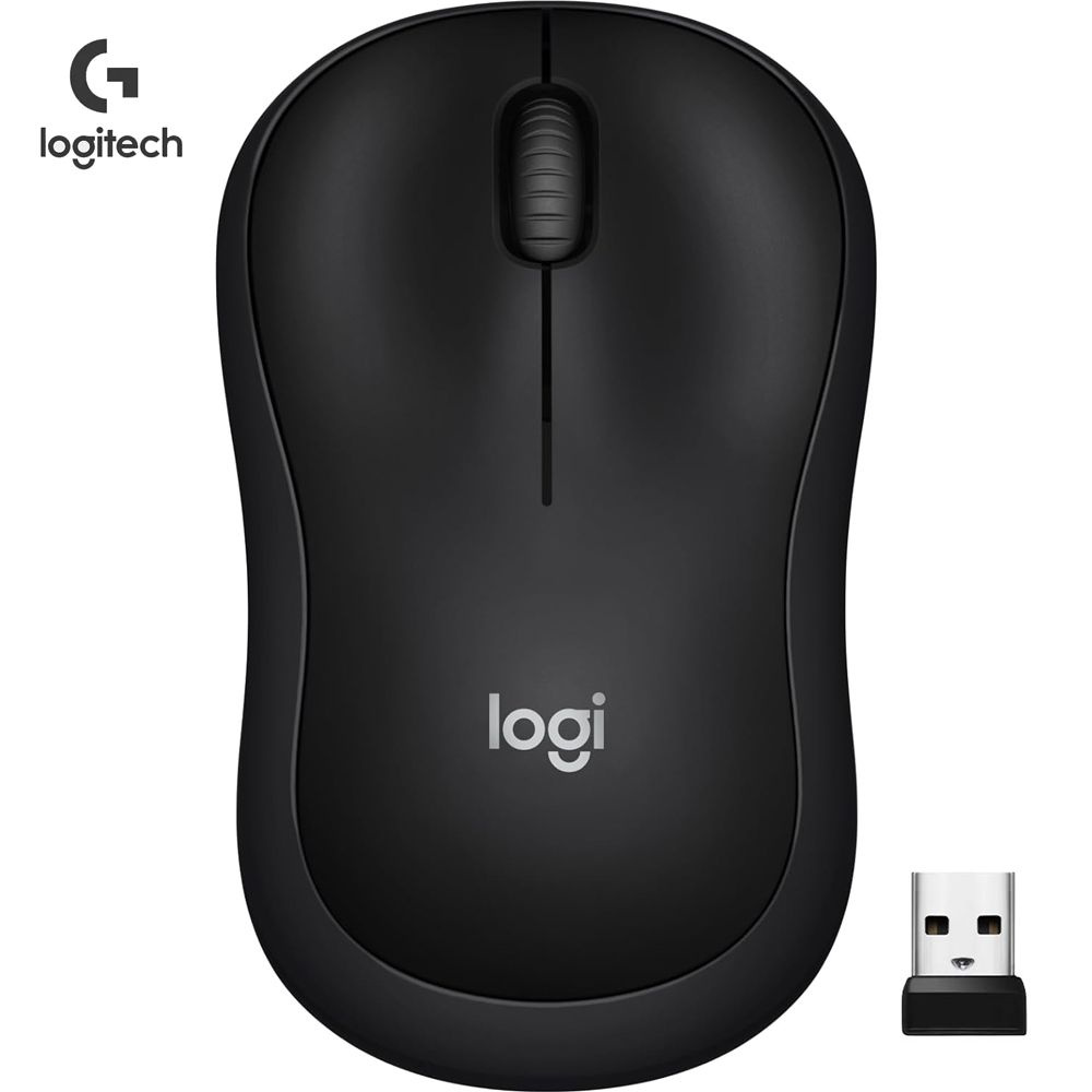 Logitech G Мышь беспроводная M220, черный #1